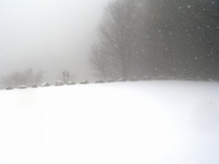 みずのみ園地の積雪