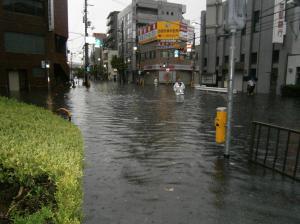 平成24年8月（寝屋川市）浸水状況写真