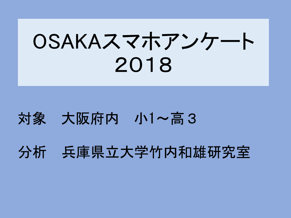 大阪スマホアンケート結果2018