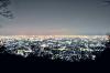 大阪の夜景を眺める飯盛山山頂