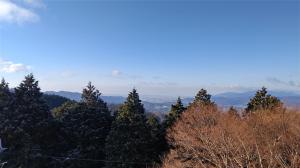 大阪湾を眺める妙見山星嶺テラス