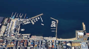 平成２１年の高石漁港の航空写真