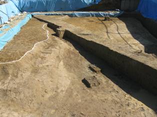 【写真】０６０河跡 古墳時代のはじめに埋まったとかんがえられます