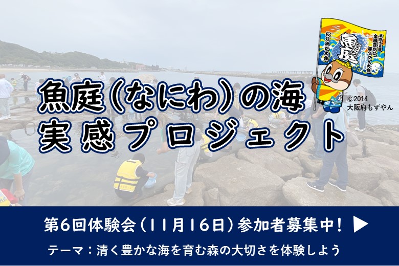 なにわの海 実感プロジェクト 第６回参加者募集中