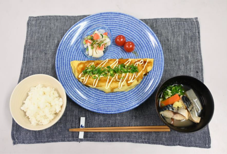とん平焼きと船場汁定食