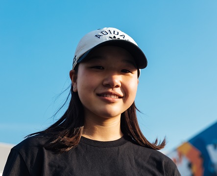 西矢椛選手の写真
