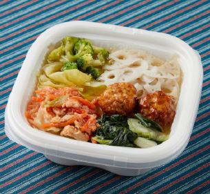 見た目たこ焼き？だし餡かけ丼