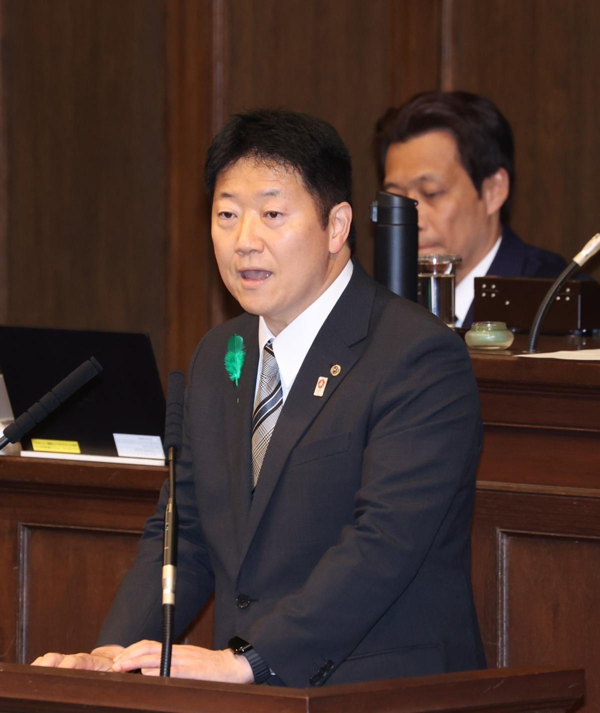 中井　もとき議員の写真