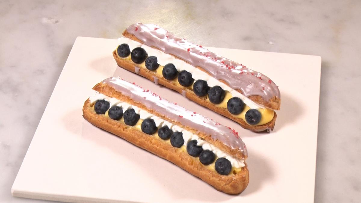 ブルーベリーエクレア