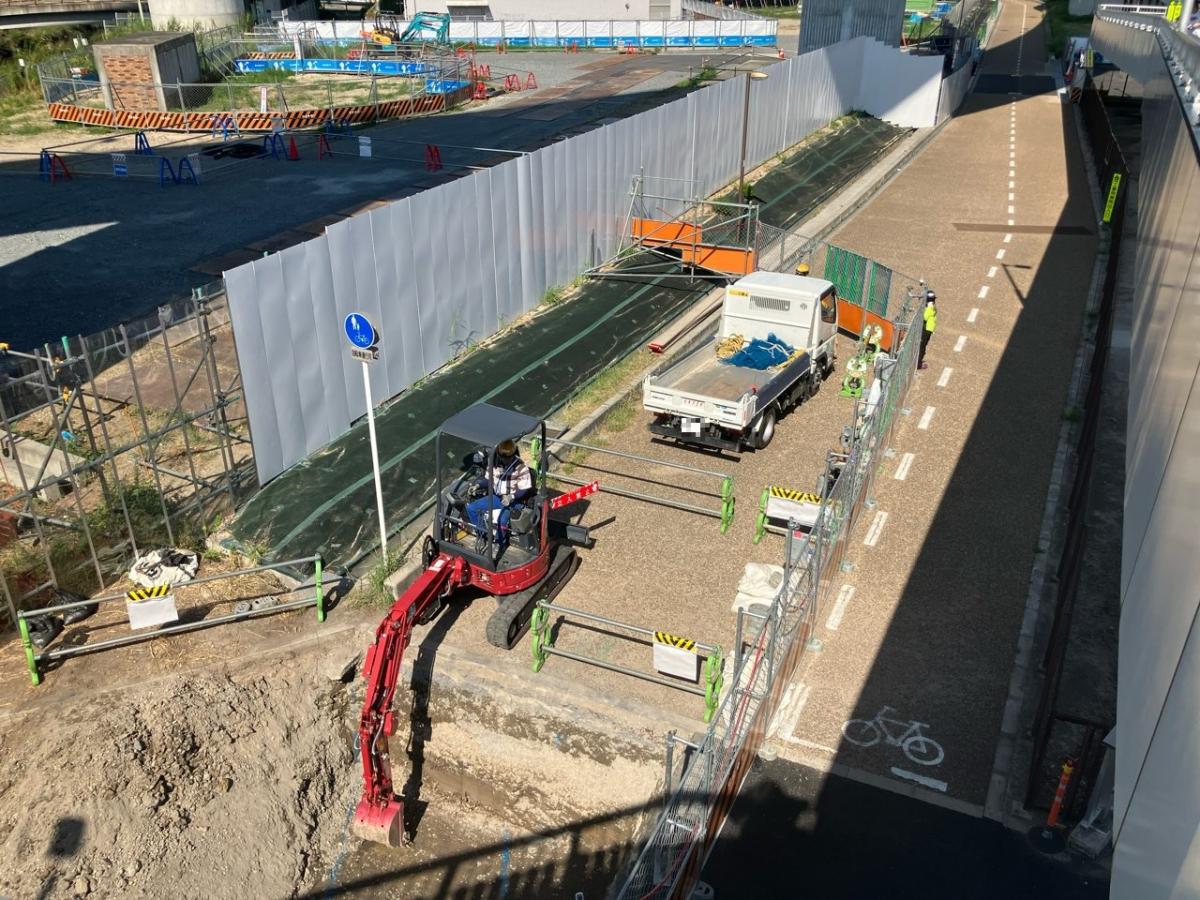 門真南駅（仮称）駅舎建設工事01