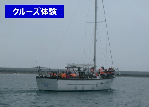 府政学習会「大阪湾でマリン体験をしよう！」のクルーズ体験の画像