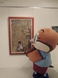 もずやん鑑賞中