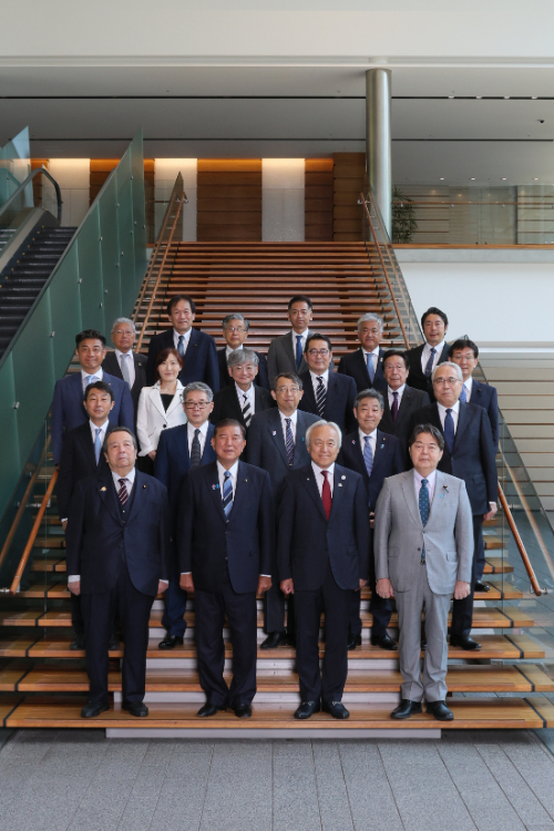 内閣総理大臣との写真撮影