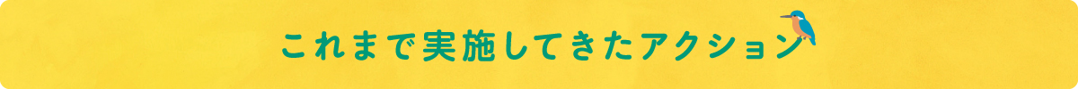これまで実施してきたアクション