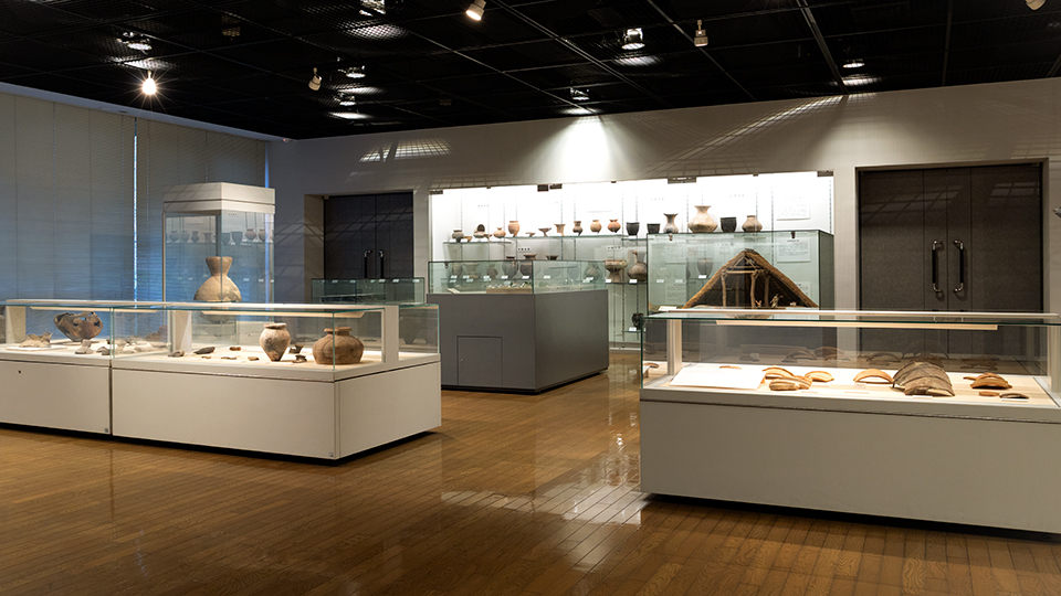 文化財調査事務所1階展示ゾーン2