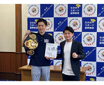 京口紘人選手と知事
