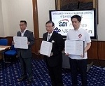 SBIホールディングス株式会社 北尾代表取締役社長、大阪市 松井市長と知事