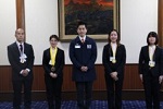 技能競技大会金メダリストと知事