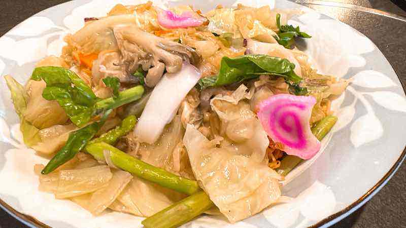 とり竹-チキンラーメン皿うどん