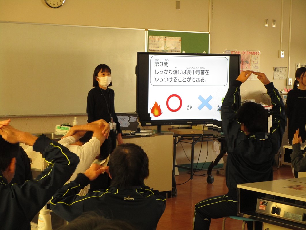 東住吉支援学校での様子