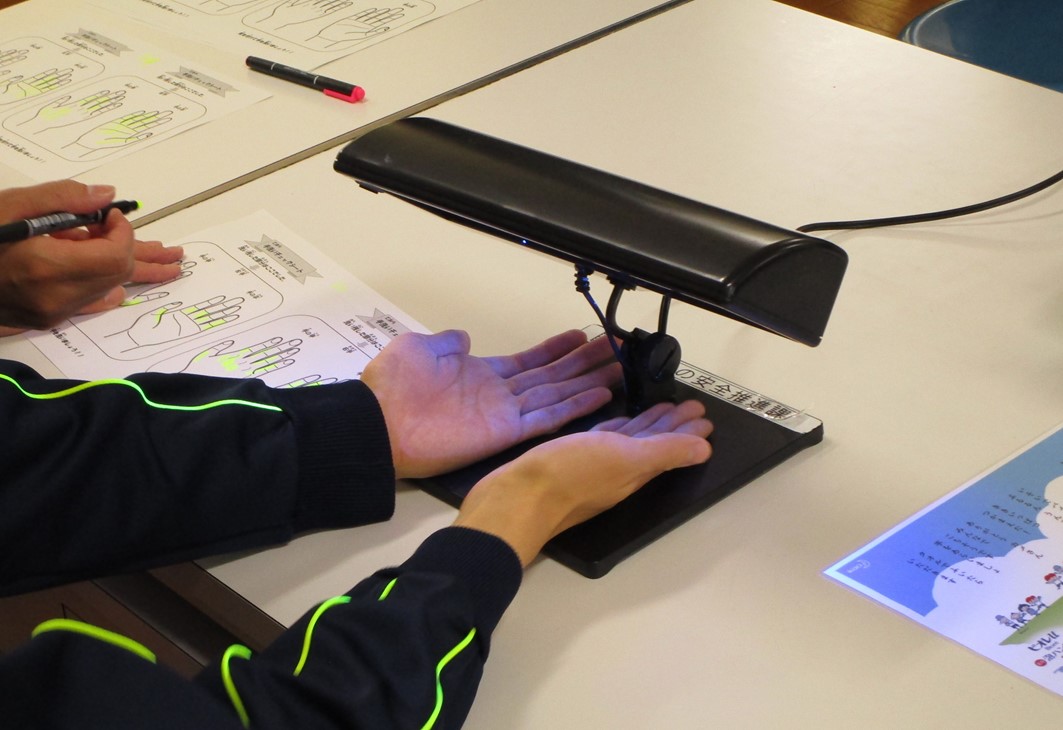 東住吉支援学校での様子