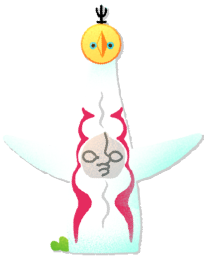 太陽の塔のイラスト
