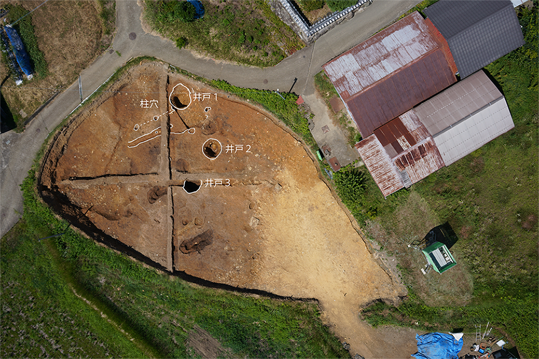 調査区俯瞰(上が北)