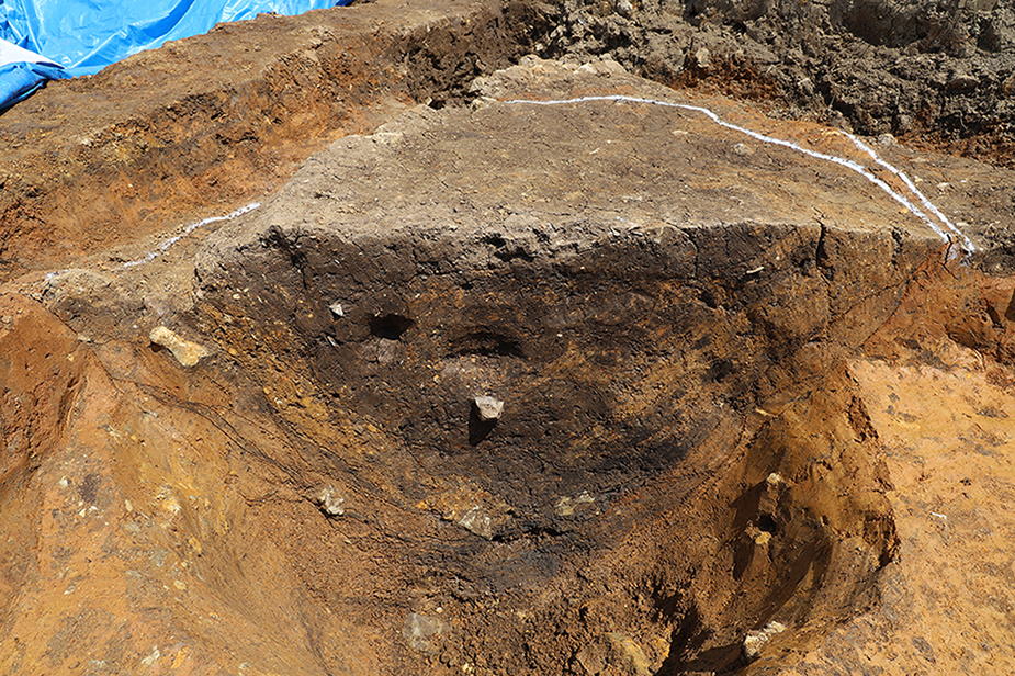 井戸1埋土堆積状況