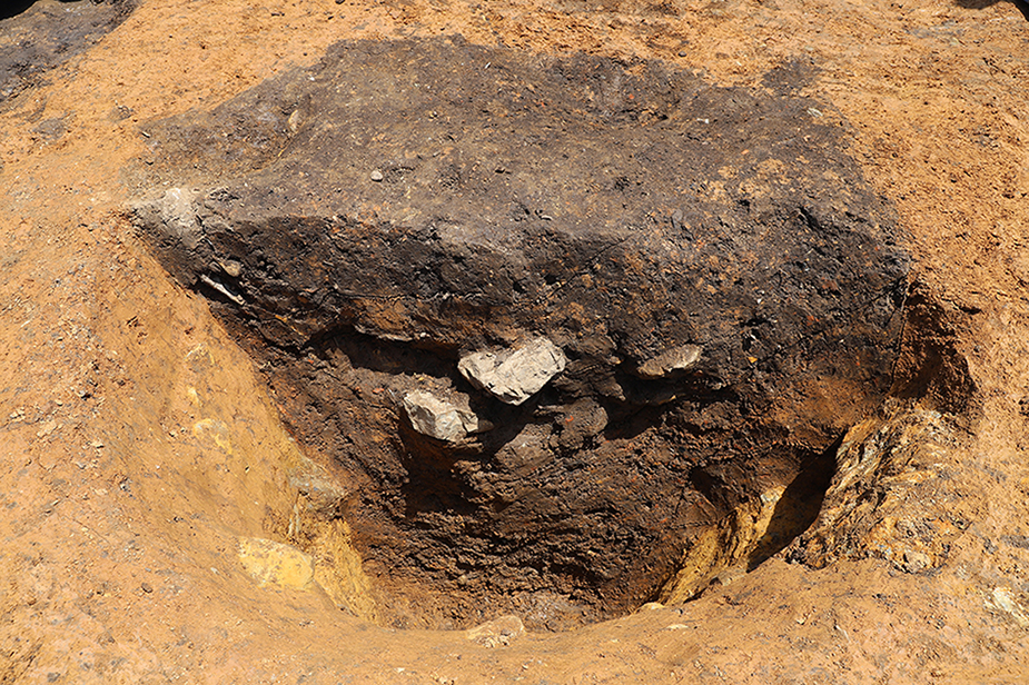 井戸2埋土堆積状況