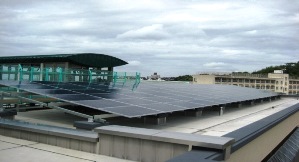 泉南支援学校の太陽光パネル