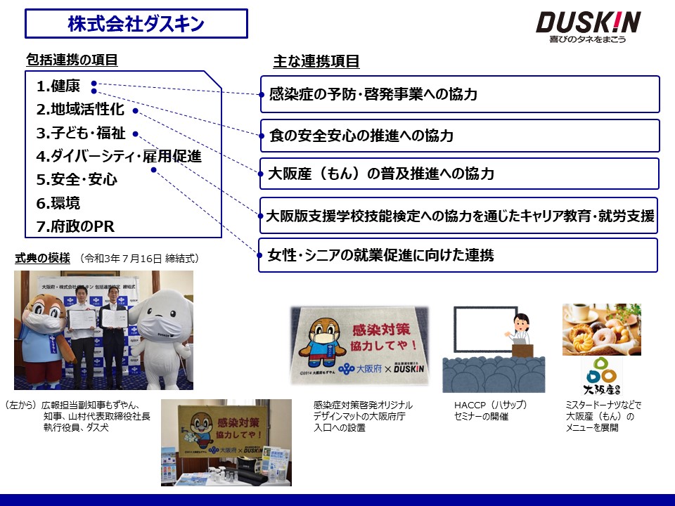 株式会社ダスキンとの取組み