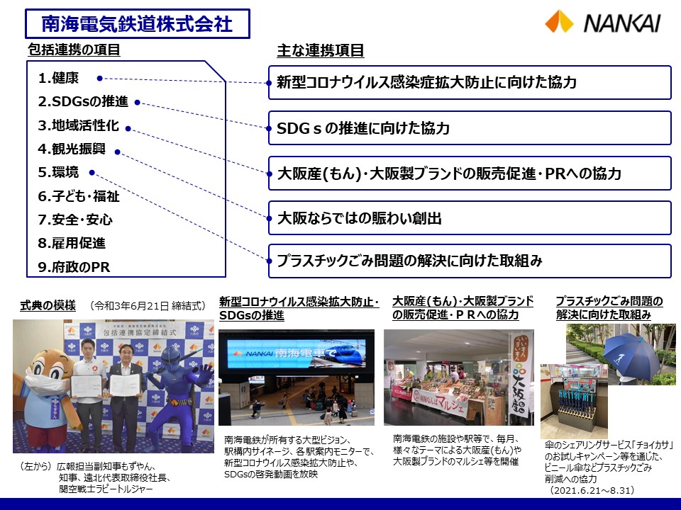 南海電気鉄道株式会社との取組み