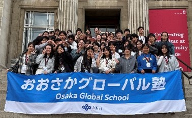 短期留学先での集合写真