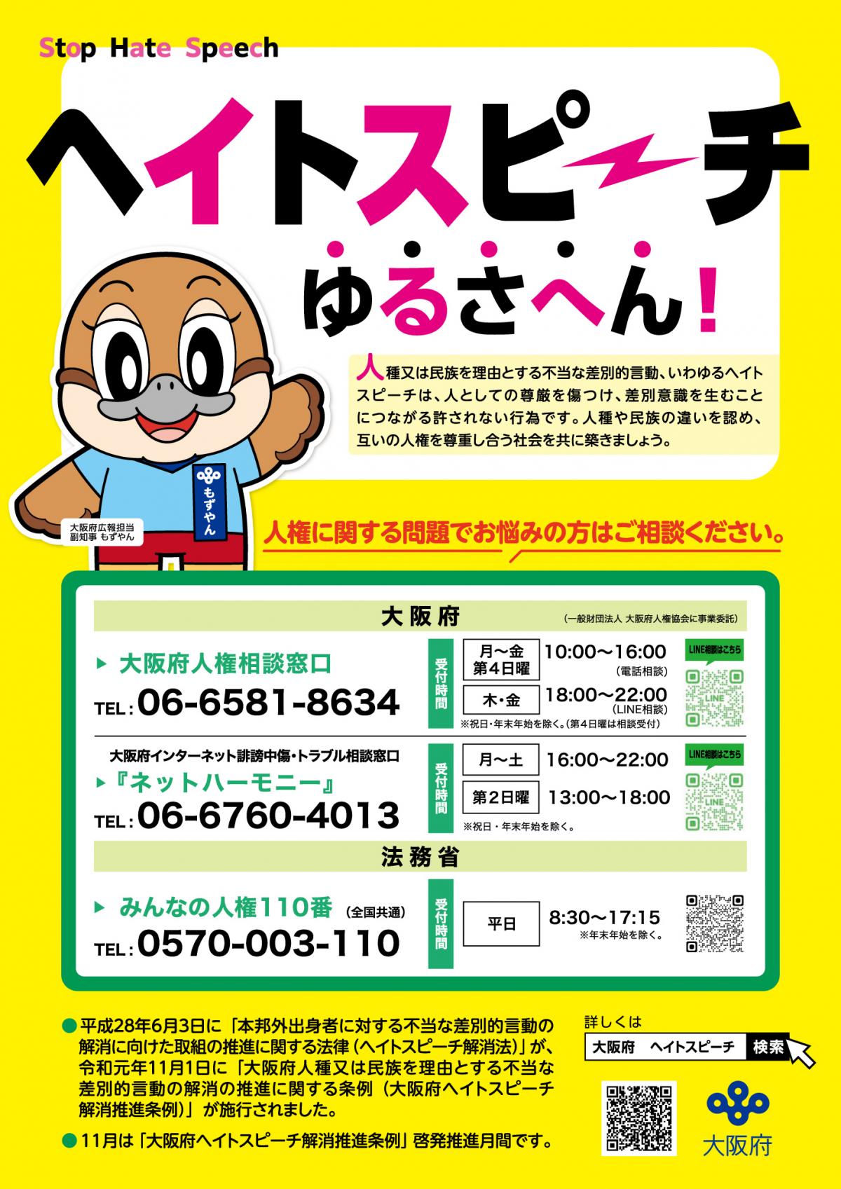 パネルC：ヘイトスピーチについて