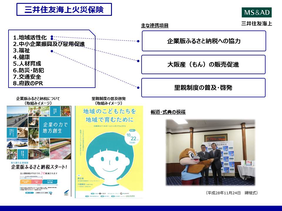 三井住友海上との取組みイメージ