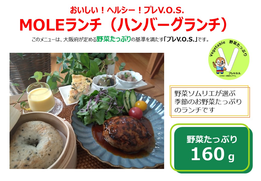 MOLEランチ（ハンバーグランチ）