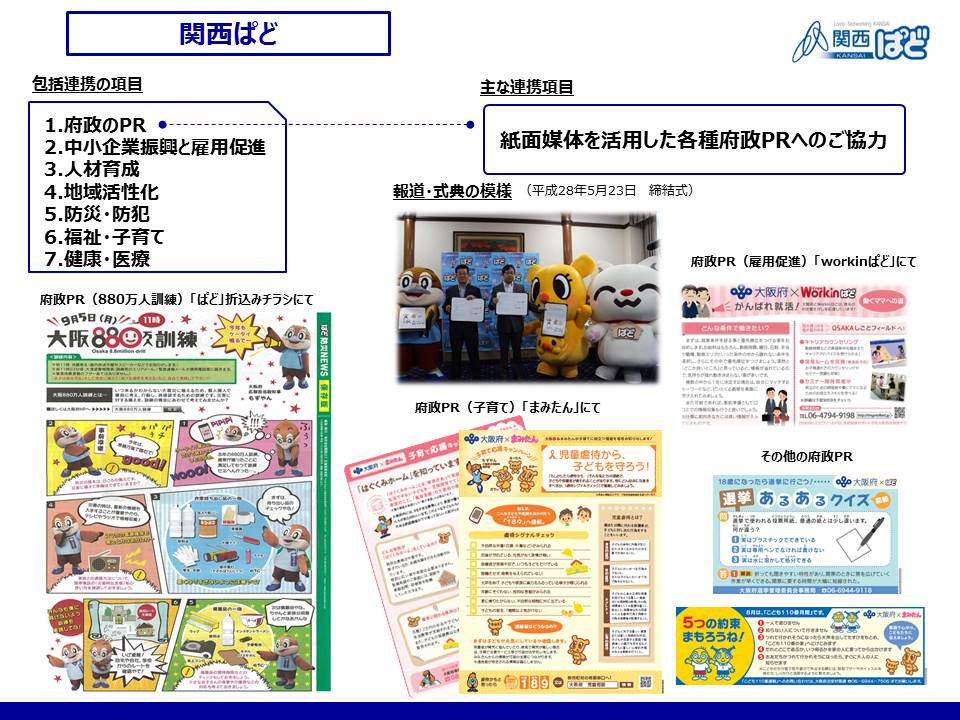 関西ぱどとの取組み