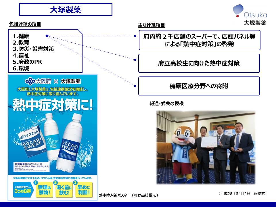 大塚製薬との取組み