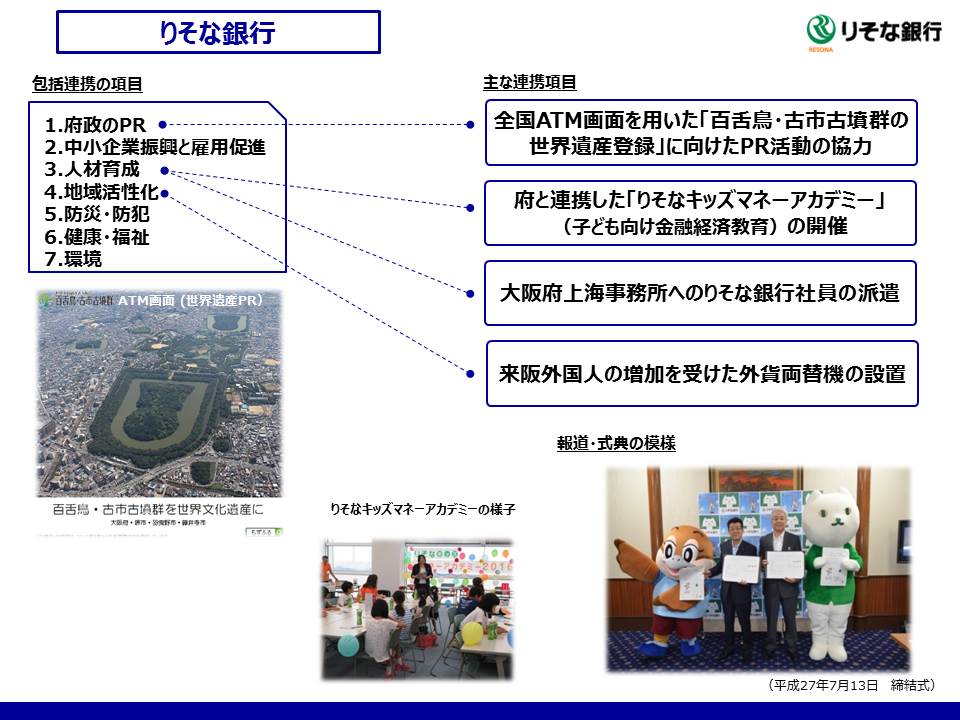 りそな銀行との取組み