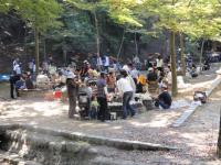 くろんど園地　バーベキューサイトの様子