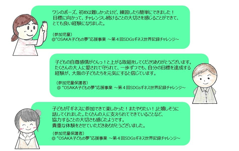 ギネス世界記録チャレンジ　感謝の声