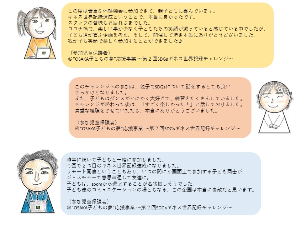 第2回ギネス世界記録チャレンジ　感謝の声