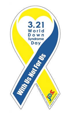 世界ダウン症の日　リボン