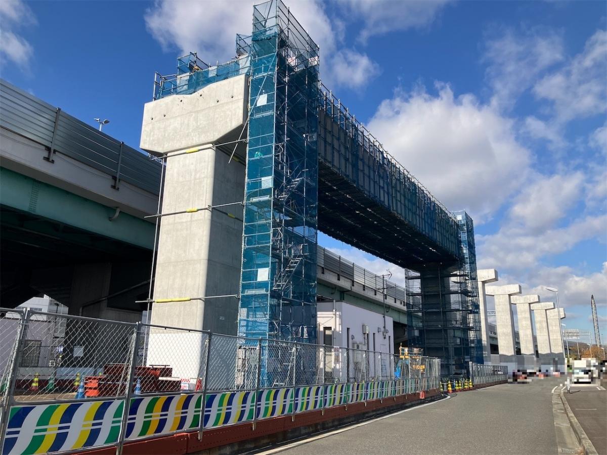 鋼軌道桁建設工事【中鴻池町工区】