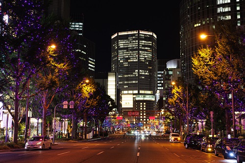 パープル×ゴールド