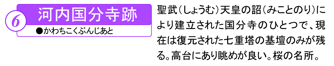 河内国分寺跡