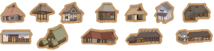 古民家ピンバッジ