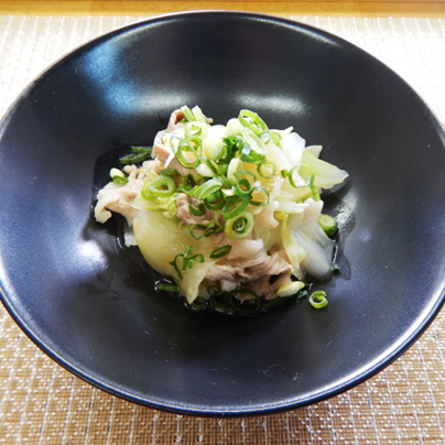 白菜と豚肉の蒸し物
