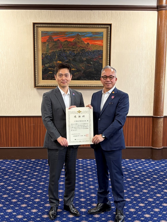 三菱地所株式会社 加藤常務と知事