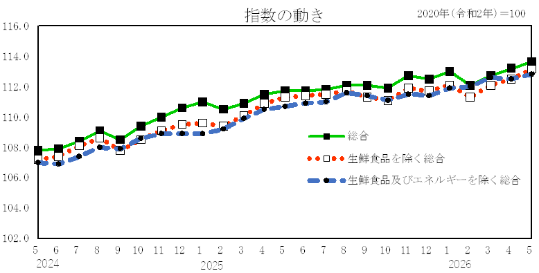 指数の動き